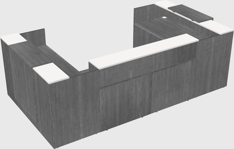 Reception desk u-shape