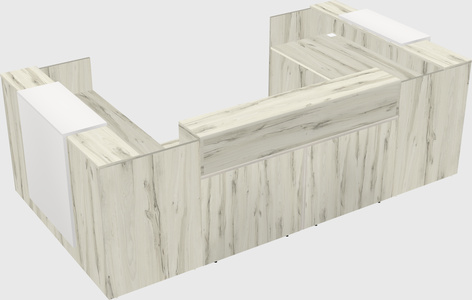Reception desk u-shape