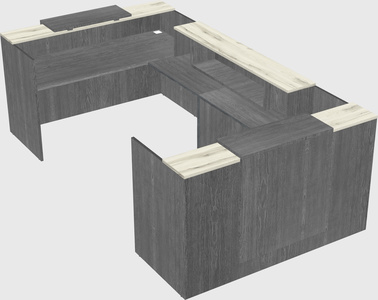 Reception desk u-shape