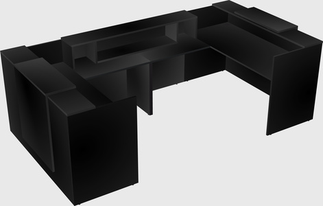Reception desk u-shape