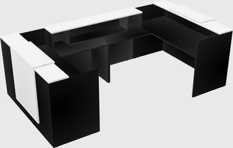 Reception desk u-shape