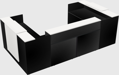 Reception desk u-shape