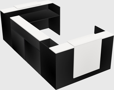 Reception desk u-shape