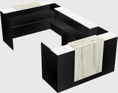 Reception desk u-shape