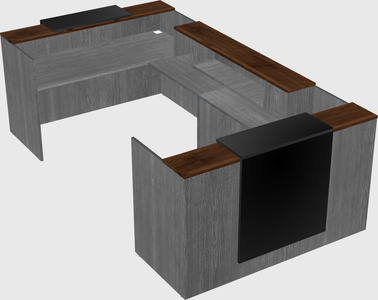 Reception desk u-shape