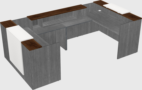 Reception desk u-shape