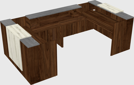 Reception desk u-shape