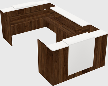 Reception desk u-shape