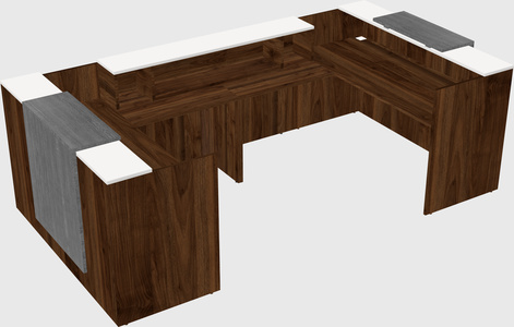 Reception desk u-shape