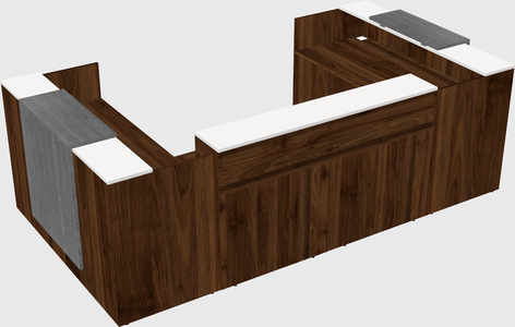Reception desk u-shape