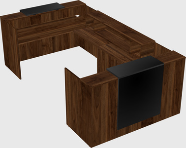Reception desk u-shape