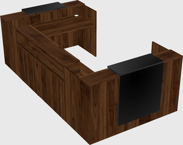 Reception desk u-shape