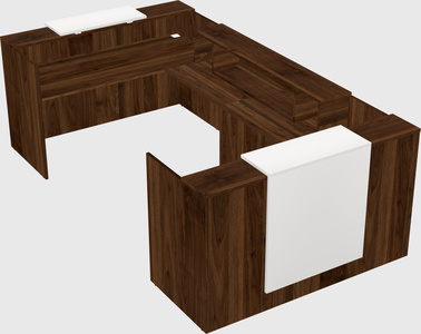 Reception desk u-shape