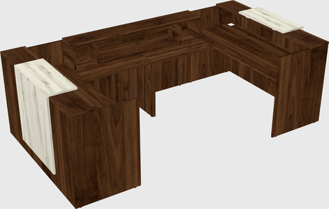 Reception desk u-shape