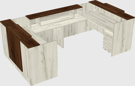 Reception desk u-shape