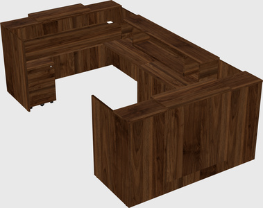 Reception desk u-shape