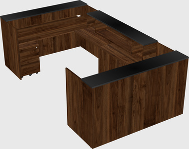Reception desk u-shape