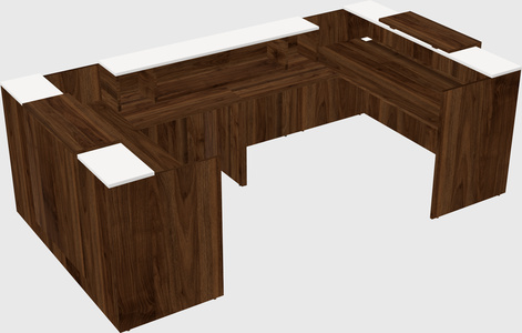 Reception desk u-shape