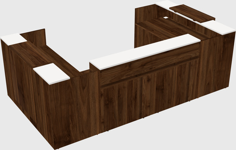 Reception desk u-shape
