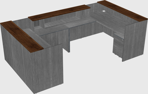 Reception desk u-shape