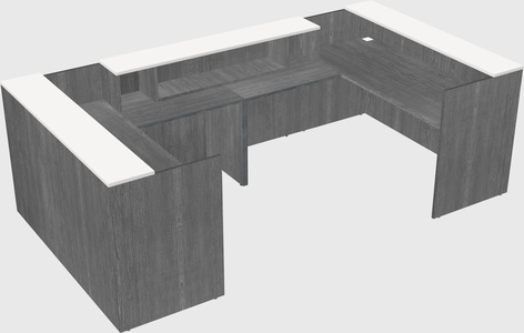 Reception desk u-shape