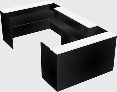 Reception desk u-shape