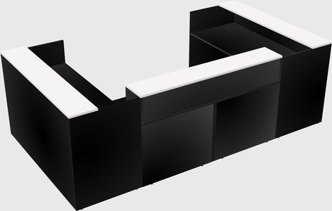 Reception desk u-shape