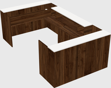 Reception desk u-shape