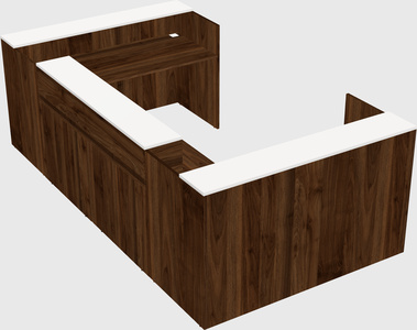 Reception desk u-shape