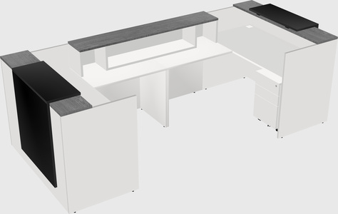 Reception desk u-shape