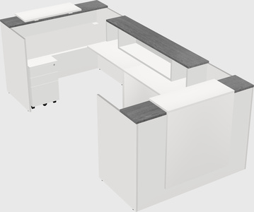 Reception desk u-shape