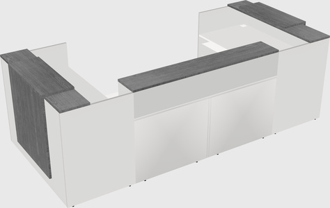 Reception desk u-shape