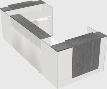 Reception desk u-shape