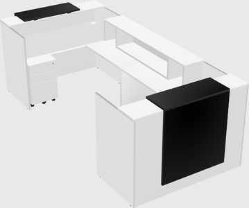 Reception desk u-shape