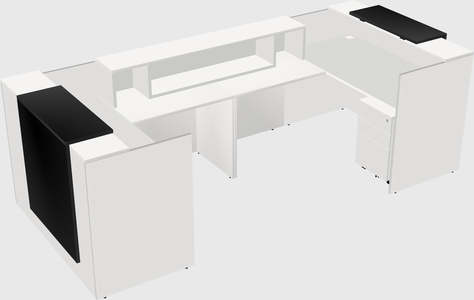 Reception desk u-shape