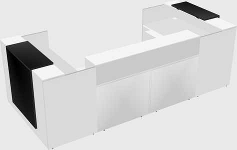 Reception desk u-shape