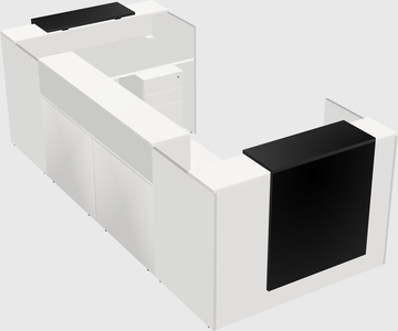 Reception desk u-shape