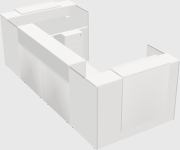 Reception desk u-shape
