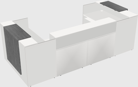 Reception desk u-shape