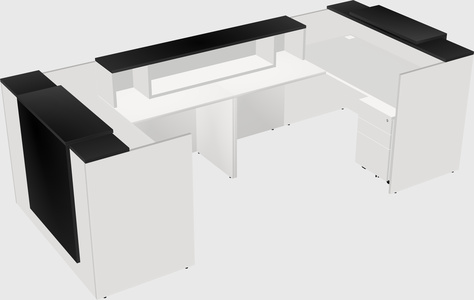 Reception desk u-shape