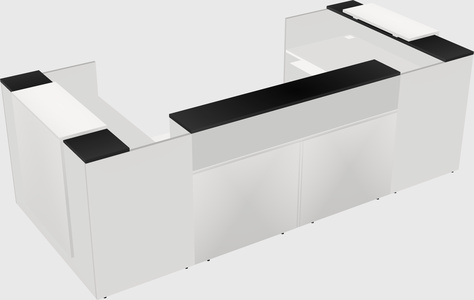 Reception desk u-shape