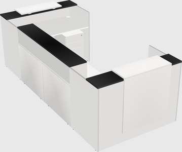 Reception desk u-shape