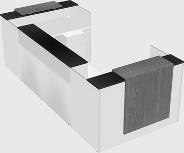Reception desk u-shape