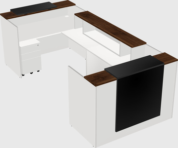 Reception desk u-shape