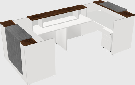 Reception desk u-shape