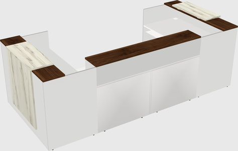 Reception desk u-shape