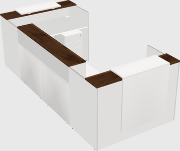 Reception desk u-shape
