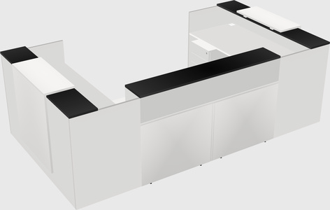 Reception desk u-shape