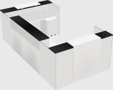 Reception desk u-shape