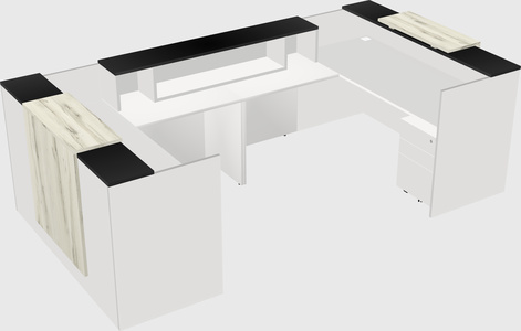 Reception desk u-shape